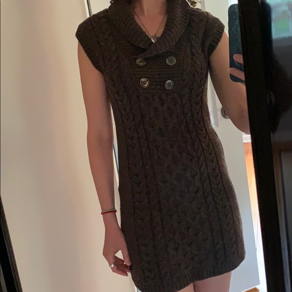 (3/$30) Glimmer by J.J. Basics Sweater Dress Small